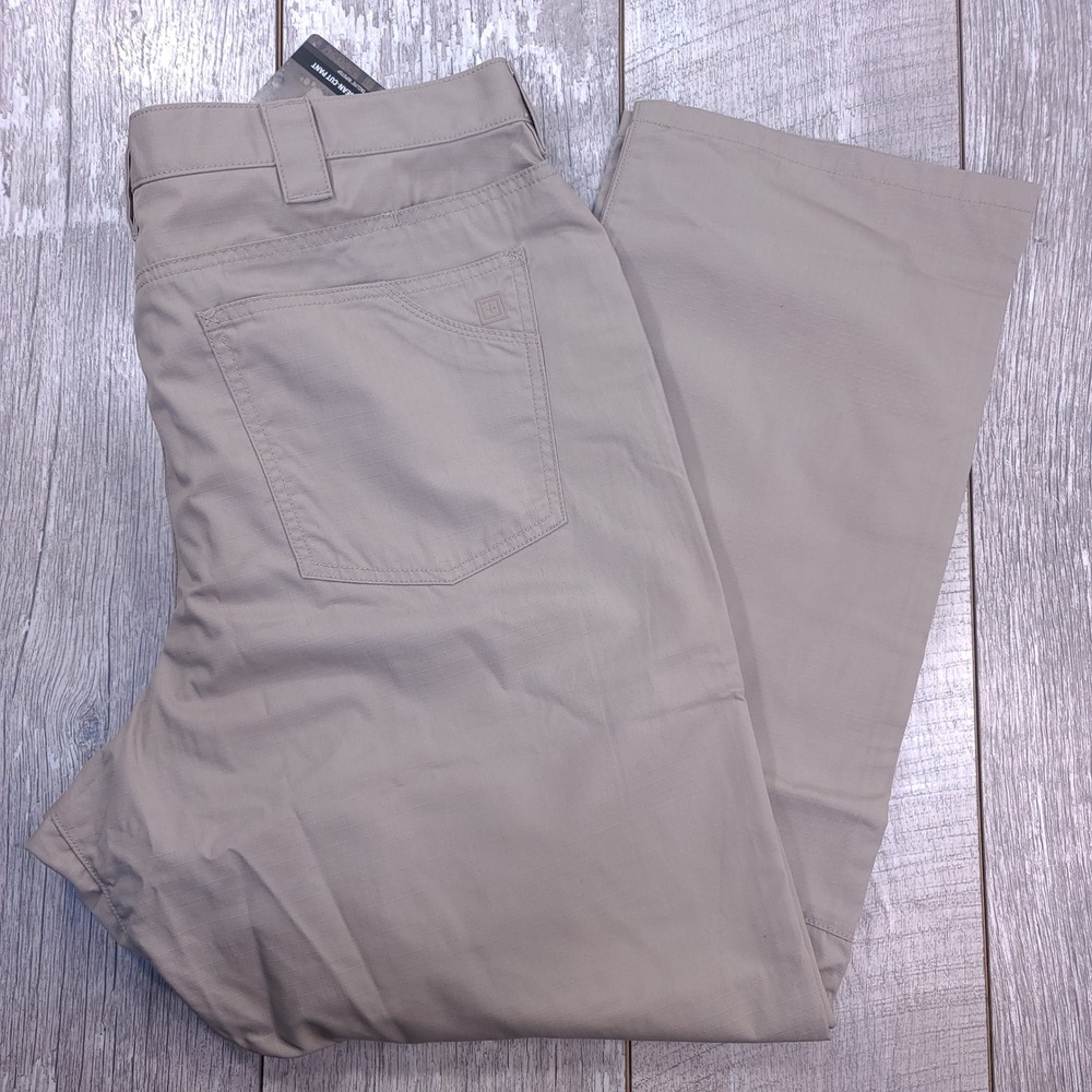 5.11 Tactical Jean-Cut Pant Mens Size 40x32 Khaki Taclite Ripstop 74385